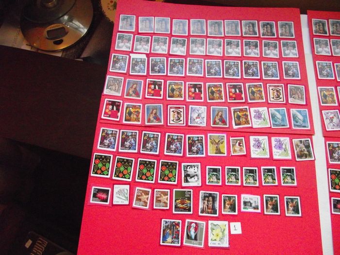 A Collection of Irish Stamps. Unfranked. 55 euros in face value