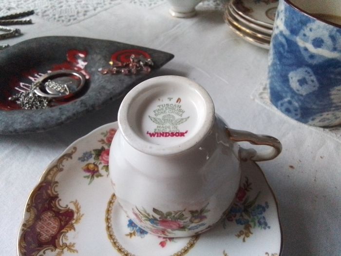 Rare A.B.J. Grafton China Coffee Part Set "Canton"