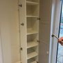 Shaker style METOD IKEA Pantry Style Storage with Chrome Handle Image 3