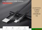 Usb To Lightning Iphone Charge Cable Fast