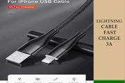 Usb To Lightning Iphone Charge Cable Fast