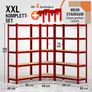 Set of 3 Heavy Duty Corner Shelving Units 2625kg Capacity Image 4