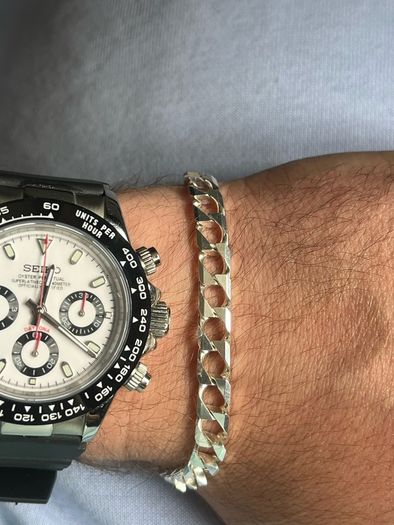 Sterling silver Curb link