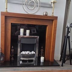 Fireplace, Electric Fire and matching Coffee Table