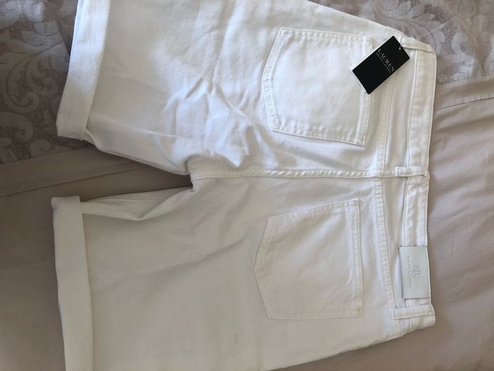 Ralph Lauren White Denim Shorts