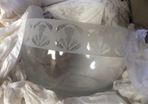 Scottish Thistle  glass bowl