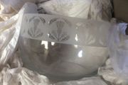 Scottish Thistle  glass bowl