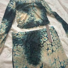 Missguided maxi skirt and top