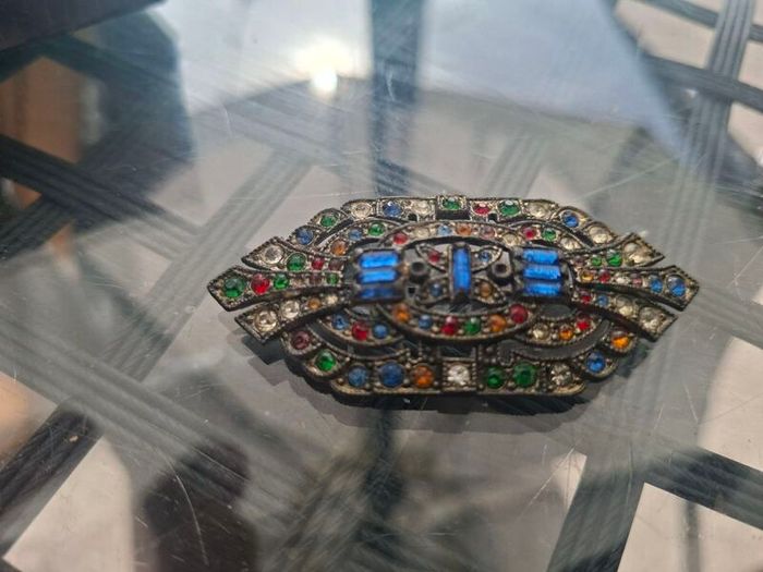 Beautiful Antique 1920's Art Deco Brooch Pin