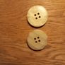 Bone Buttons x 19 (4cm) 3eu each Image 3