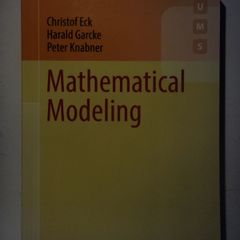 Mathematical Modeling - Springer Undergraduate Mathematics Series (SUMS)
