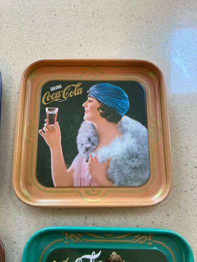 Coca Cola Liberty Metal coasters set