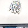 Vintage Mexican Silver And Abalone Brooch Image 8
