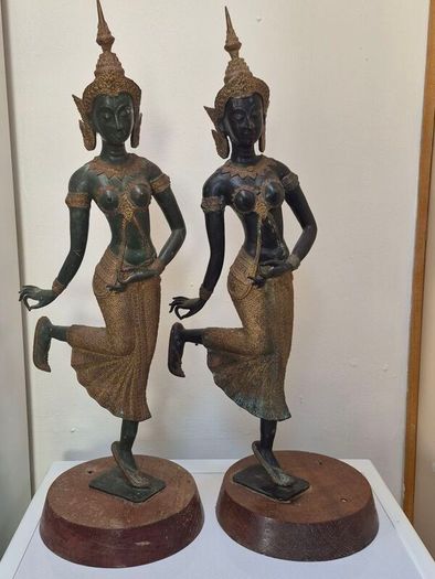 Vintage Thai Bronze Sculpture