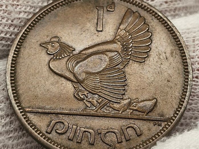 Ireland 1942 1d Penny Nice Sharp Strike Nice Grade