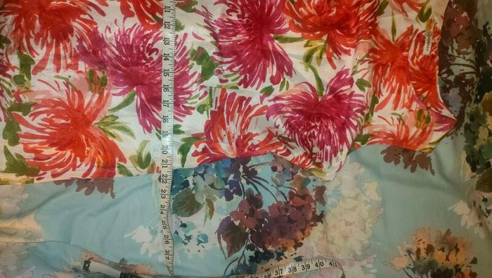 Damart white and pink floral summer dress M L Postage included