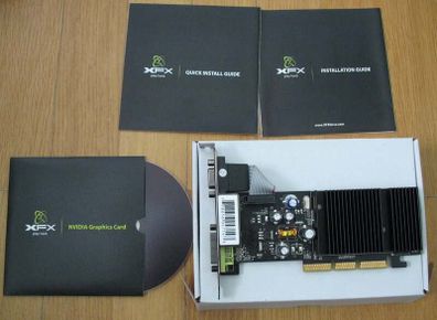 Graphics Card Xfx Gf 6200 512mb Ddr2 Tv Dvi Agp8x Nvidia Geforce 6200