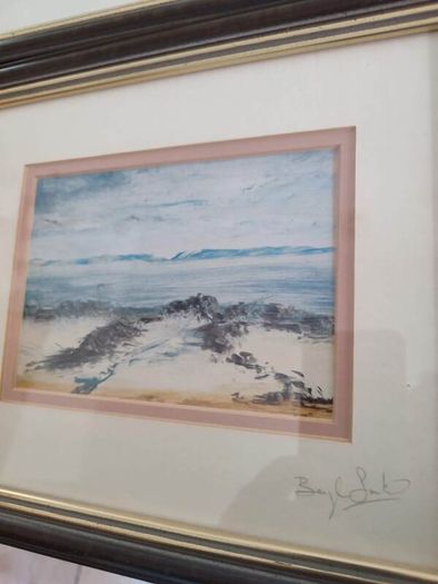 Set Of 4 Framed And Signed Photo Prints By Baryl Suitor Irish Artist.
