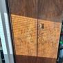 Walnut finish wardrobe, old Image 6