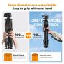 K&F CONCEPT Portable Lightweight Tripod Remote Bluetooth Selfie Stick Stand Spherical Head DSLR Camera Optics Binoculars Clip Holder Mobile Phone Tablet Astronomy Telescope Projector Outdoor Vlogging Streaming Studio Image 3