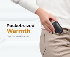 UT3 Lite Magnetic Hand Warmers Rechargeable 2 pack, Electric Handwarmers Ultra Thin Light Portable for Pocket Gloves,3 Levels Heat, Up to 8 hrs, UL Certified,Idea Tech Gifts for Men, Women Visit the OCOOPA Store