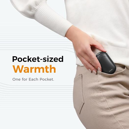 UT3 Lite Magnetic Hand Warmers Rechargeable 2 pack, Electric Handwarmers Ultra Thin Light Portable for Pocket Gloves,3 Levels Heat, Up to 8 hrs, UL Certified,Idea Tech Gifts for Men, Women Visit the OCOOPA Store