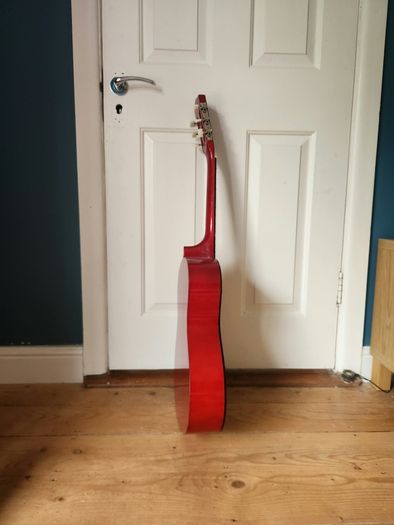 Left-handed guitar