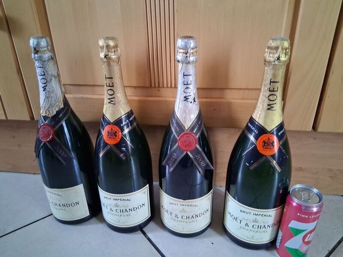 Job Lot Display Magnums Champagne