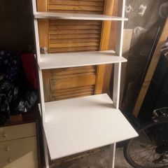 White ladder desk