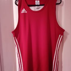 Adidas Reversible Running Vest Red\White XL