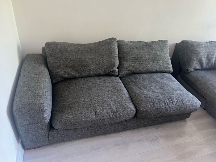 Grey L Shaped Sofa