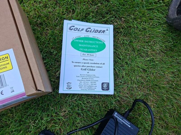 Golf Glider Micro Lite Trolley, Battery & Charger