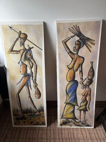Hand painted with Sand Pictures