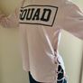 Women's Long Sleeve Top SQUAD lace up at the side Image 4