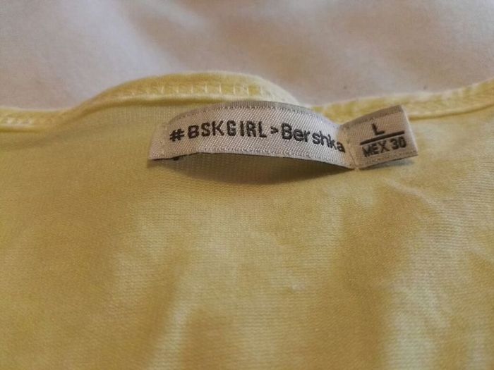 Bershka Lemon Top