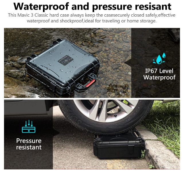 STARTRC Mavic 3 Classic Case Waterproof Hard Carrying Case for DJI Mavic 3 Classic Accessories