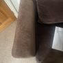 Habitat Velvet Loveseat, 1.5 Seater Sofa, Armchair, Brown Image 6