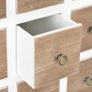 Sideboard White 54x30x80 cm Solid Wood Image 3