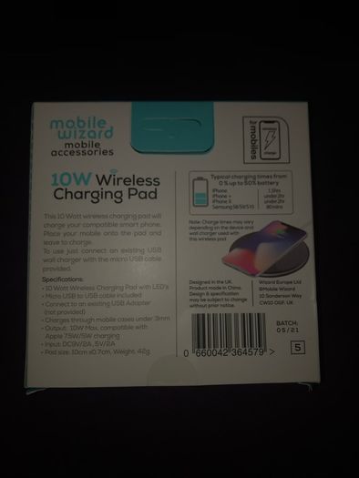 wireless charging pad