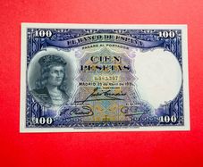 Spain  100 Pesetas  1931  Pick 83  ( Uncirculated )