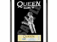 main image for ad Queen Slane Castle 1986 With Ticket Framed Poster