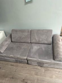 grey bunky kids sofa