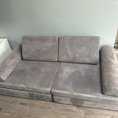 grey bunky kids sofa