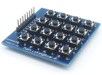 Mini 4x4 Matrix Keypad for Arduino