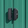 Garden Shed Green 257x990x181 cm Galvanised steel Image 2