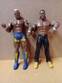 WWE-World Wrestling Figures- Shelton Benjamin  / JTG -Just Too Gangsta (2003/2005)