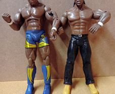 WWE-World Wrestling Figures- Shelton Benjamin  / JTG -Just Too Gangsta (2003/2005)