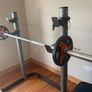 Weider Pro 490 DC Olympic Bench, Squat Rack, 20kg Olympic Bar & Weights Image 10