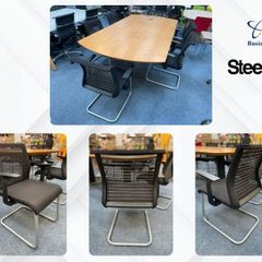 10 x Steelcase Black Meeting Chairs - Grade A