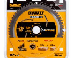 Dewalt DT99570 XR Extreme Runtime Mitre Saw Blade 216mm x 30mm x 60T